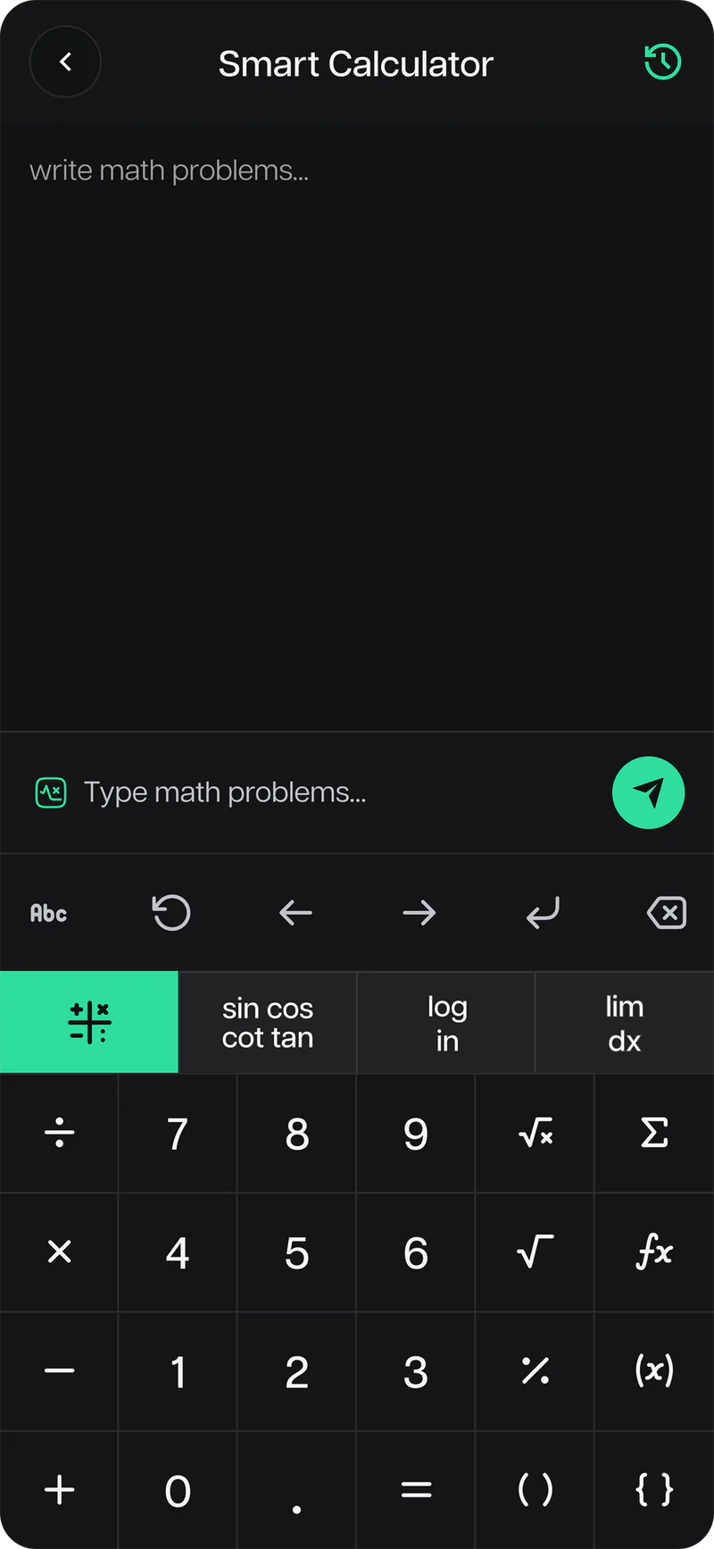 DropIn mobile — smart calculator