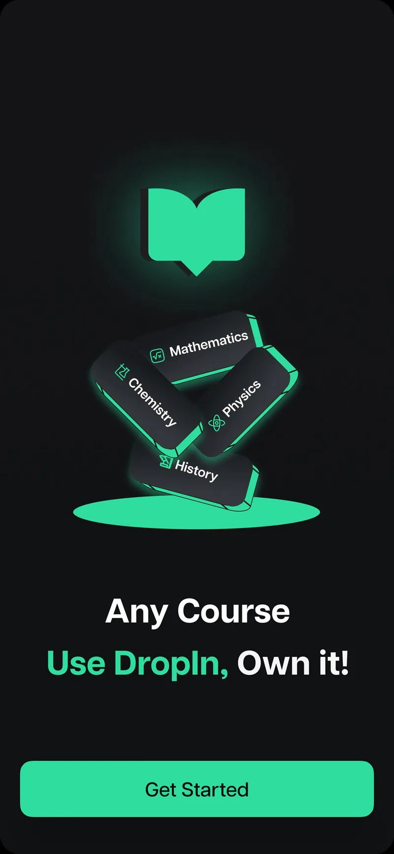 DropIn mobile — onboarding 1